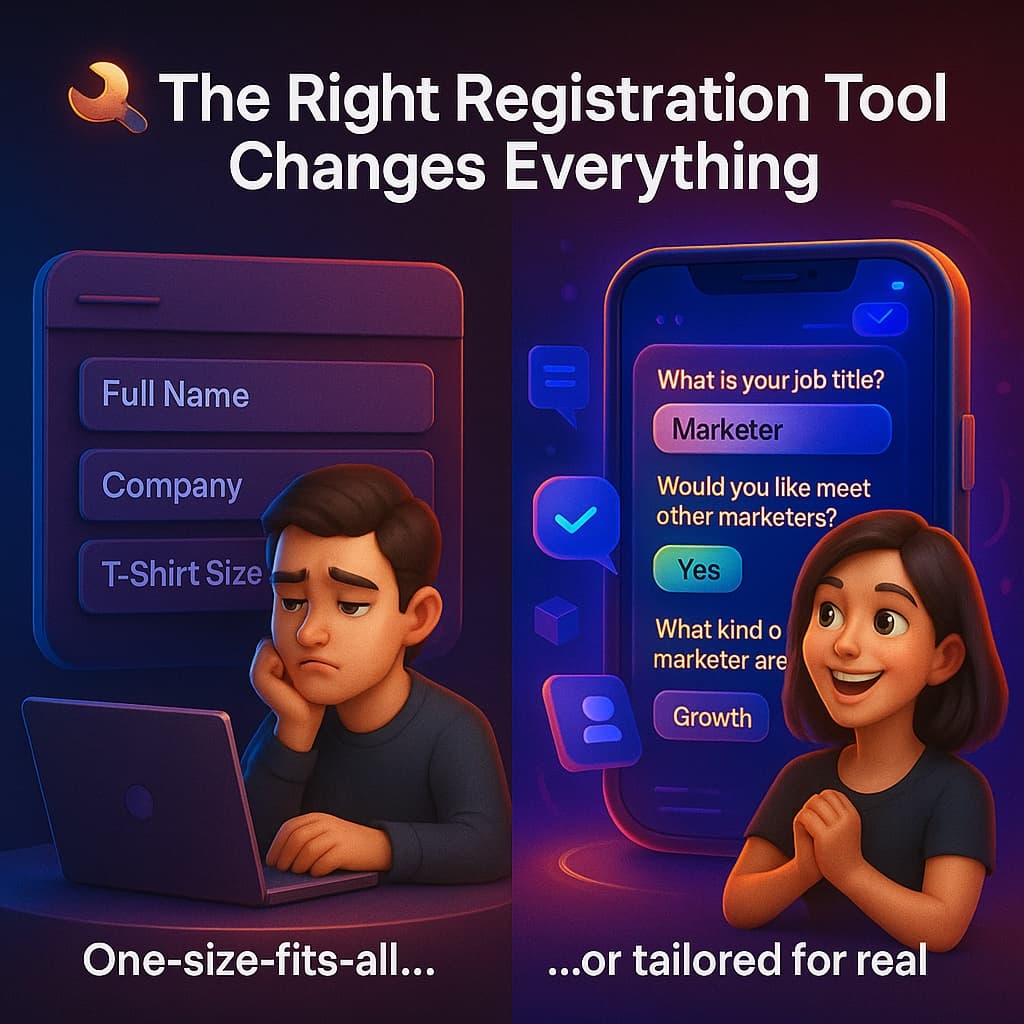 Event Pages vs. Conditional-Logic Registration: Why the Tool You Choose Shapes the Experience